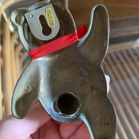 Vintage Brass Dancing Bear Wall Hook - Picture 4 of 5